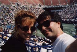 Andy & Theresa in Arthur Ashe Stadium